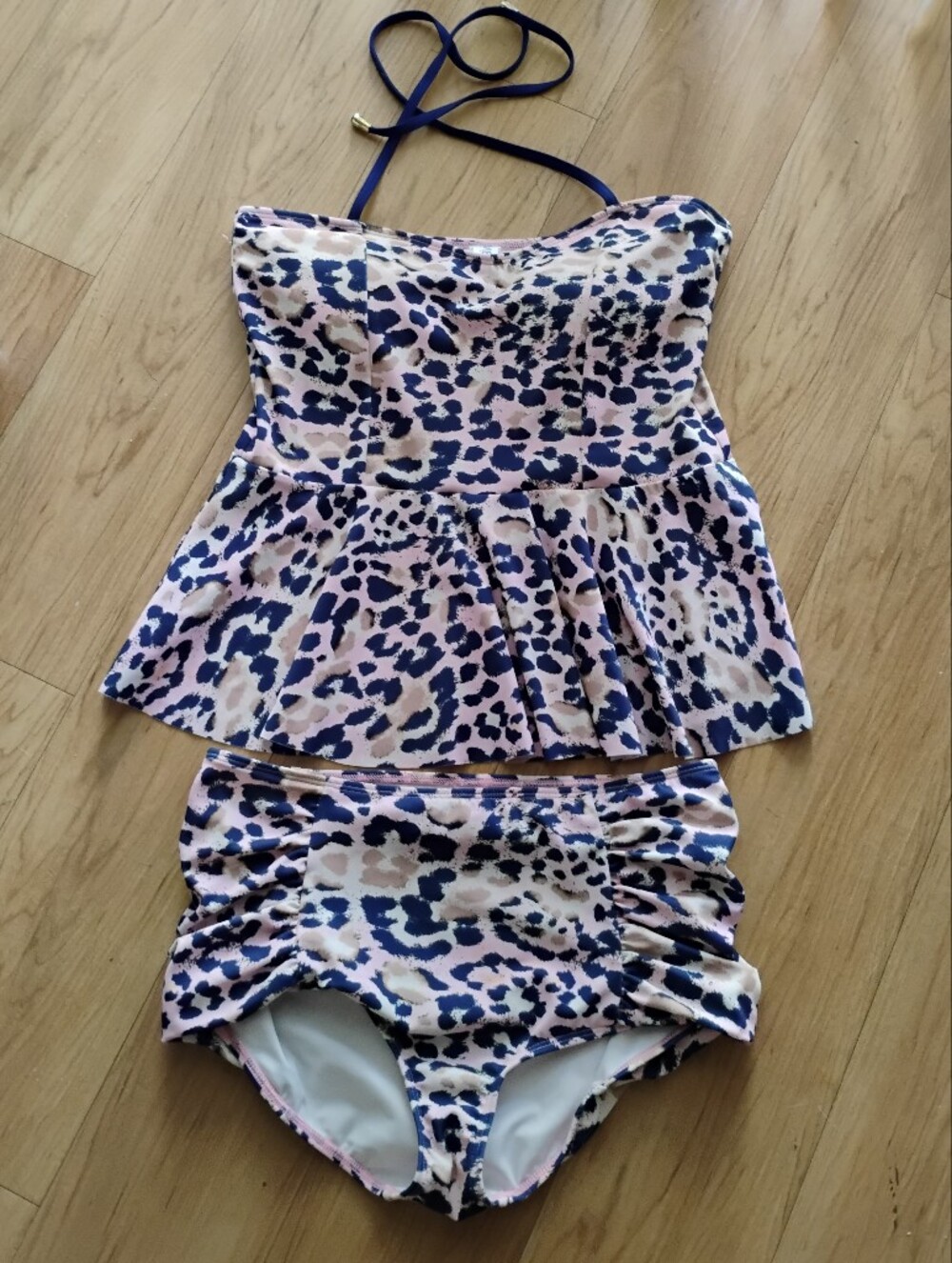 Lime Ricki Leopard Tankini XL